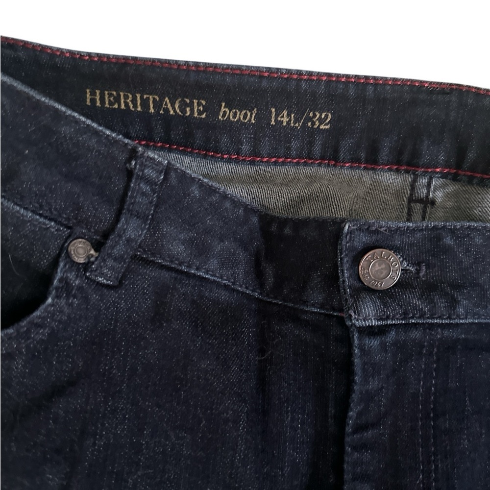 ✨ Talbots Heritage Boot Dark Wash Jeans – 14W – NWOT – 28” Inseam ✨ - Picture 5 of 6